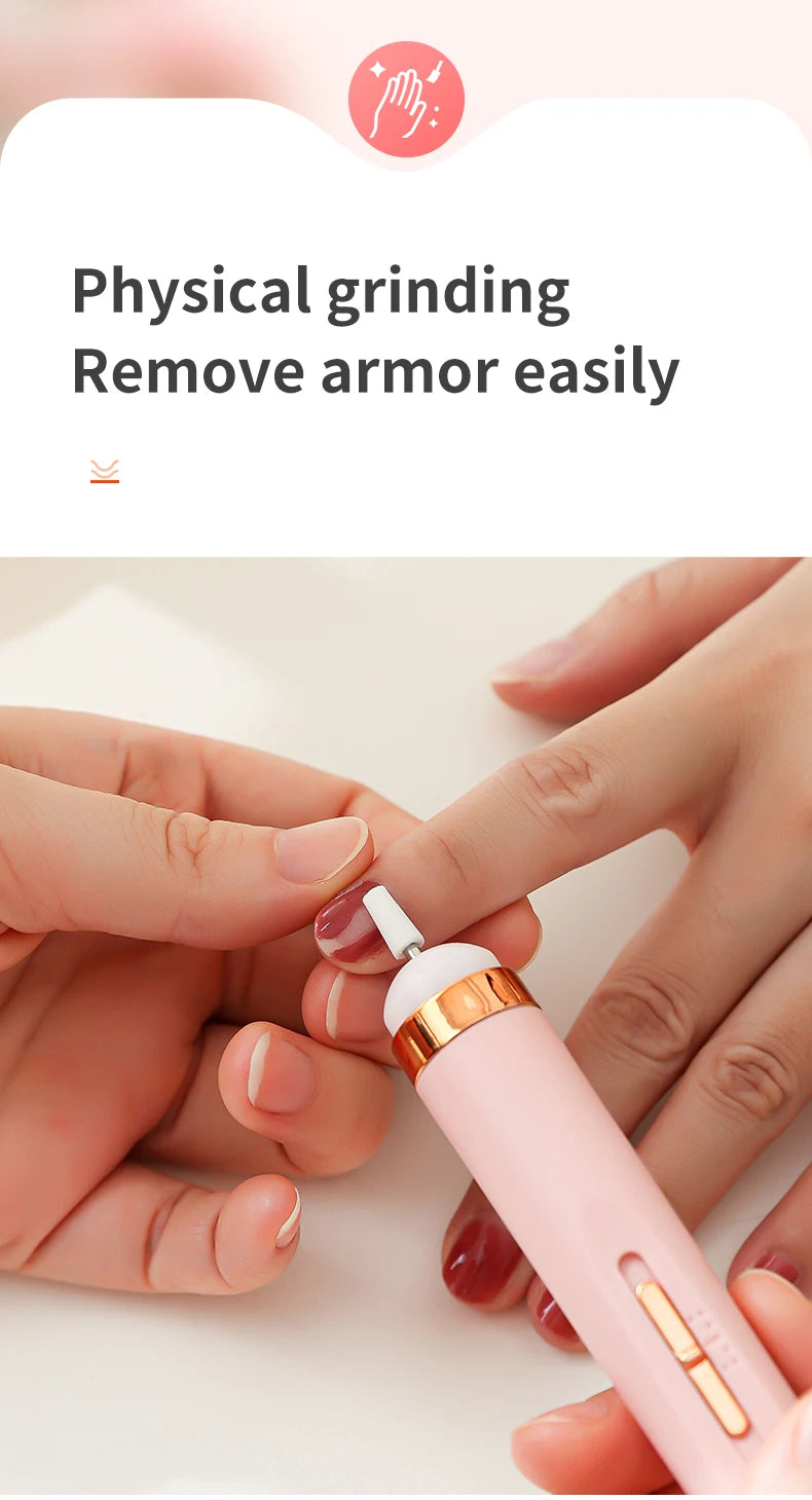 Portable Electric Foot Grinder USB Rechargeable Adjustable Speed Pedicure Tool Dead Skin Callus Remover for Foot Care