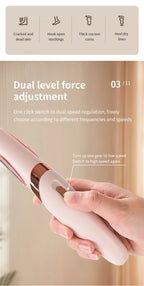 Portable Electric Foot Grinder USB Rechargeable Adjustable Speed Pedicure Tool Dead Skin Callus Remover for Foot Care