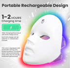 HERA 7-Color LED Light Therapy Face Mask